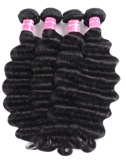 3pcs Deep Wave Virgin Human Hair